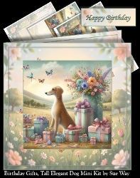 cup1442643_38 - Headphones and Music Panda Card Front, Topper and Decoupage