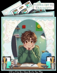 cup1444465_38 - Off to Uni, New Job, School, College, Boy Mini Kit 