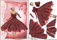 cup423704_38 - 1950's Rock and Roll Lady in Red Decoupage