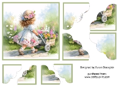Image of cup20980_114 - Little Girl in the Garden