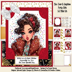 Image of cup639563_846 - New Year & Party Anytime Girls - 5x7 Mini Kit