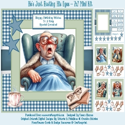 Image of cup1154688_846 - Hes Just Resting His Eyes - 7x7 Mini Kit