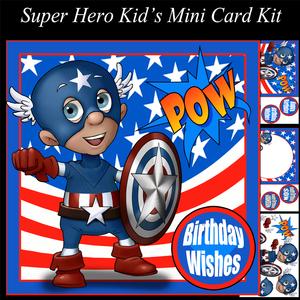 Image of cup628694_1446 - Super Hero Kids Birthday Mini Kit