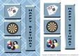 cup453536_1894 - Pub Games Decoupage Card