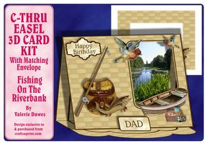 Image of cup293839_203 - C-thru Easel 3D Card Kit - Fishing on the Riverbank