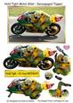 cup58898_203 - Hold Tight Motor Bike! Decoupaged Topper