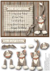 Image of cup205262_880 - You're the Cat's Whiskers! Cats Verse Card Front