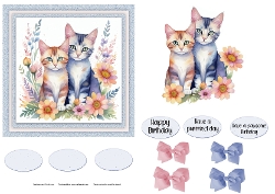 cup1359366_543 - Watercolour Floral and Cats 3