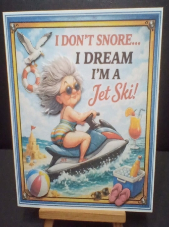 cup1435521_104105 - I Dont Snore Mini Kit **Includes 5X7, 6x6 & 7x7 Card Bases** 