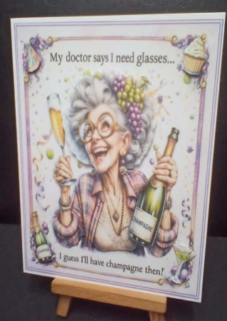cup1435968_104105 - I Need Glasses Mini Kit **Includes 5X7, 6x6 & 7x7 Card Bases** 