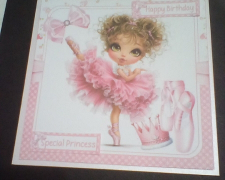 cup1436163_1209 - 7x7 Ballerina girl birthday choice of four mini kit 