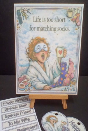 cup1436193_104105 - Life Is Too Short Mini Kit **Includes 5X7, 6x6 & 7x7 Card Bases** 