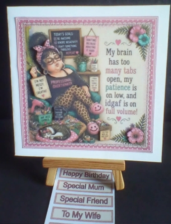 cup1440735_104105 - My Patience Is On low Mini Kit   **Includes 5X7, 6x6 & 7x7 Card Bases** 