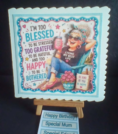 cup1442293_104105 - Too Blessed To Be Stressed Mini Kit 