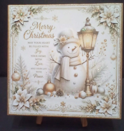 cup1442418_104105 - The Snowman Mini Kit  **Includes 5X7, 6x6, 7x7 & 8X8 Card Bases** 