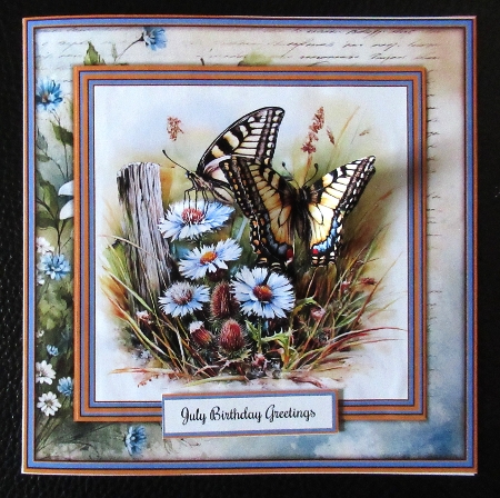 cup1421891_124264 - Butterflys on Flowers - Mini Kit 6x6