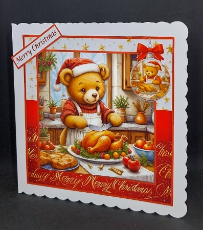 cup1409379_7172 - Mother Bear cooks Christmas dinner