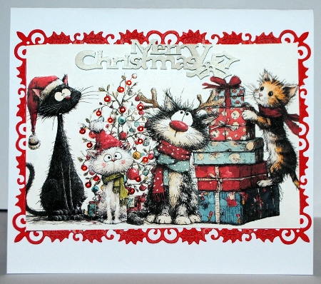 cup1407332_2474 - Meow Merry Christmas A5 Card