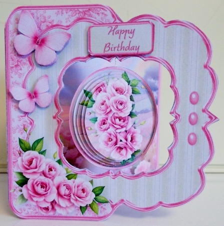 cup1443107_1648 - Pink Roses - Pendant Card Mini Kit