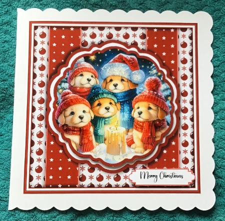 cup1413710_124264 - Christmas Puppies - Mini Kit 6x6