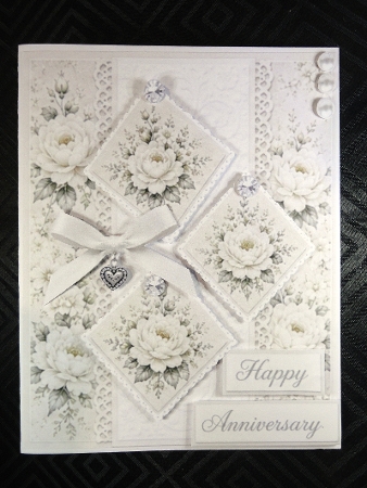 cup1443287_135813 - Cream Rose Anniversary Topper – Elegant White Floral Diamond Card Front