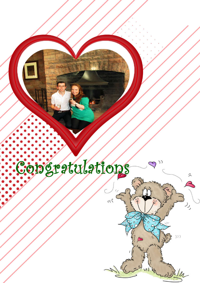 Bear Heart Aperture Card Front - card made with Crafty Bob's Card Creator