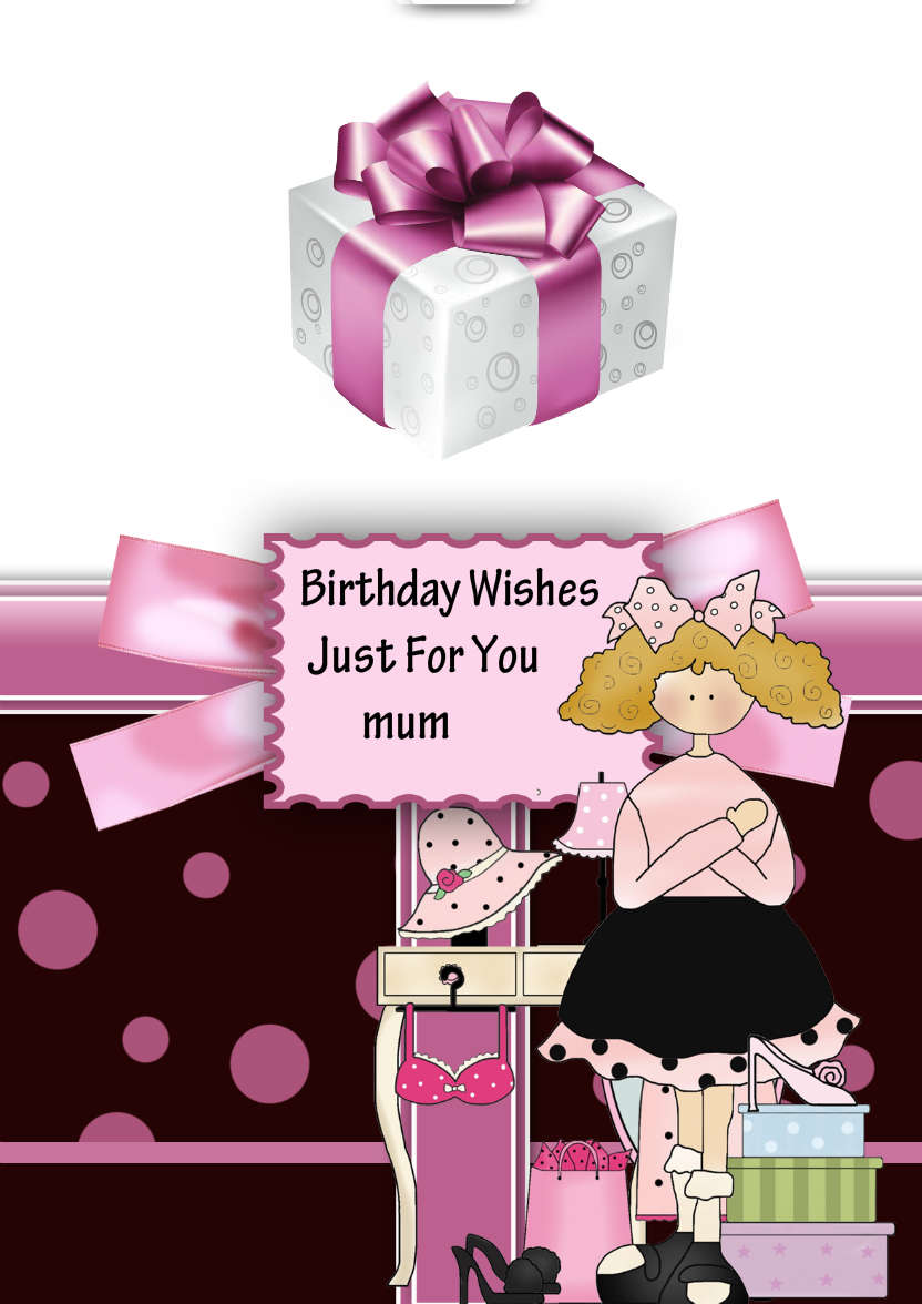 Cute Birthday Your Photo Here Custom Card - card made with Crafty Bob's Card Creator