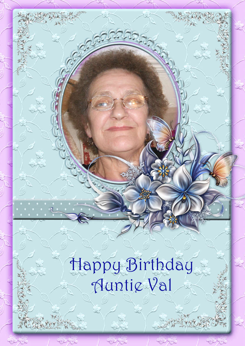 Lacy and Floral Design for Many Occasions #5 - card made with Crafty Bob's Card Creator