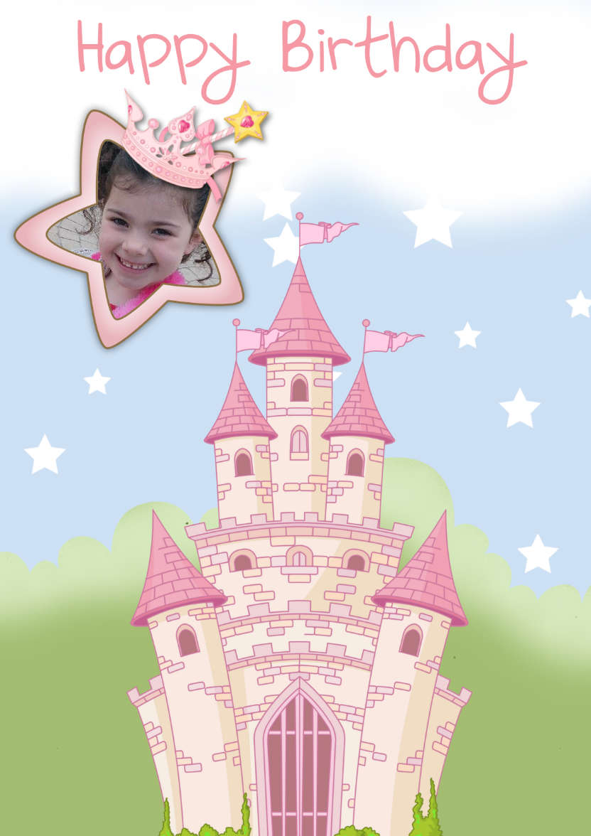 Fairy Princess - card made with Crafty Bob's Card Creator