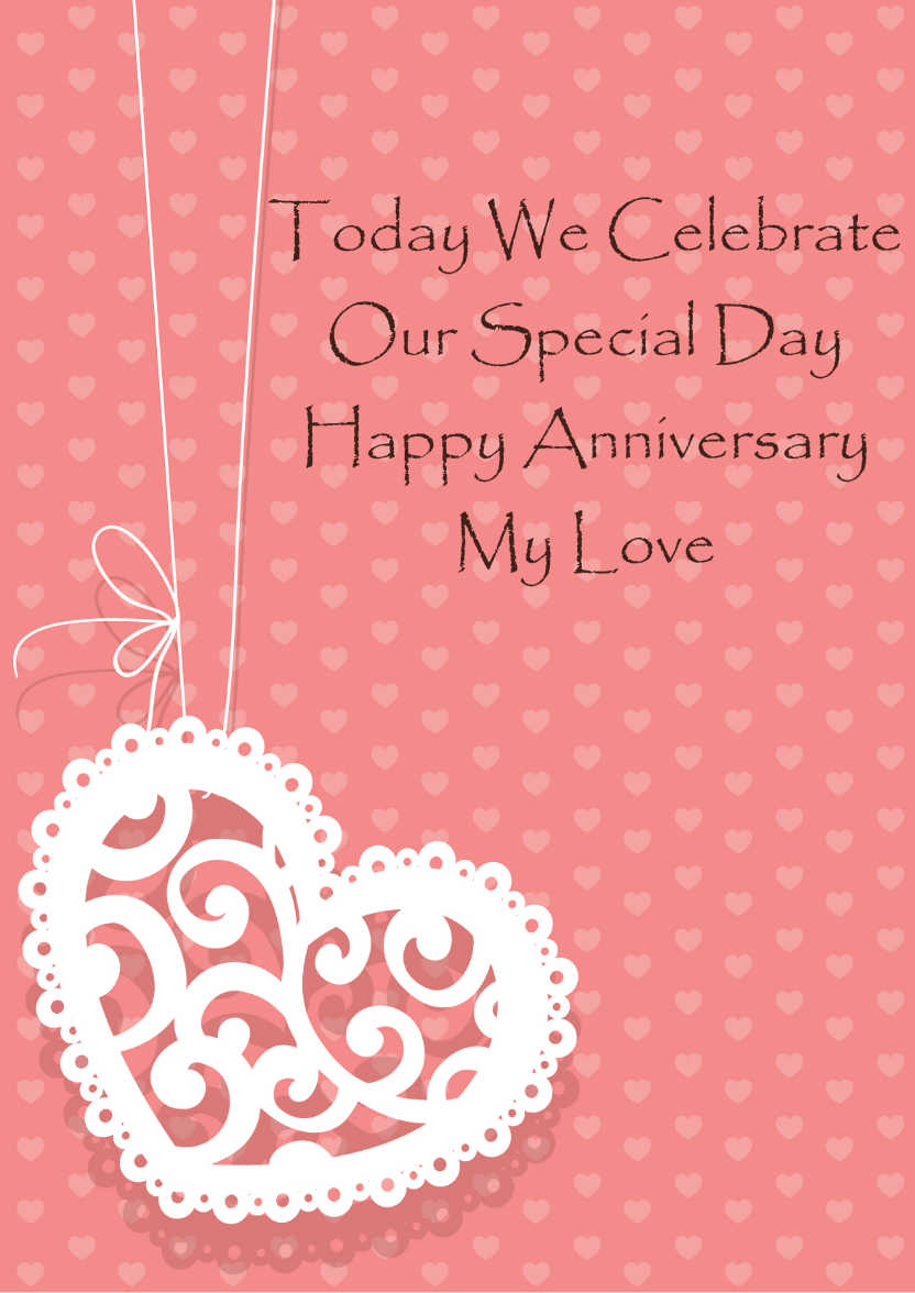 Hanging Lace Heart Card Front - card made with Crafty Bob's Card Creator