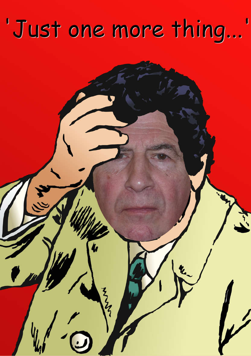 Columbo Spoof Aperture Card - card made with Crafty Bob's Card Creator