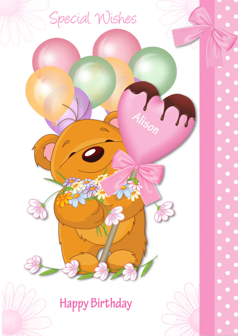 Special Wishes - card made with Crafty Bob's Card Creator