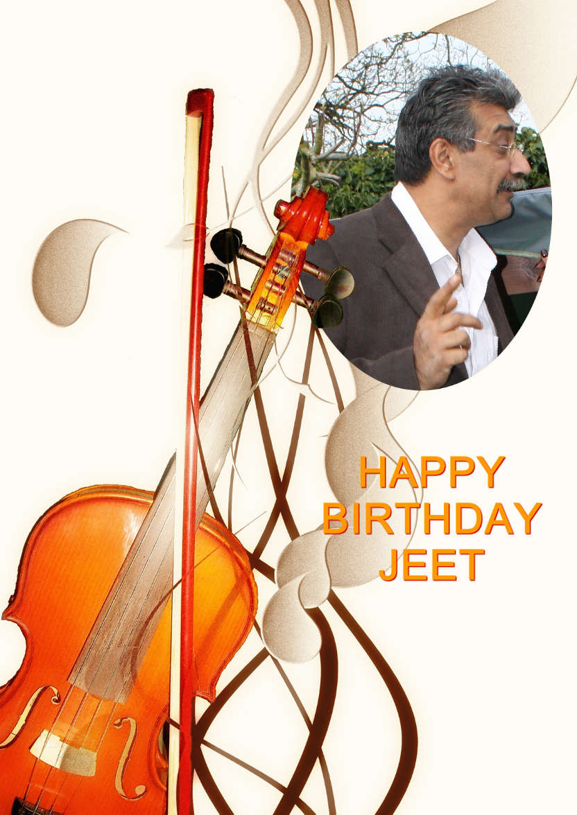 Violin Aperture Card - card made with Crafty Bob's Card Creator