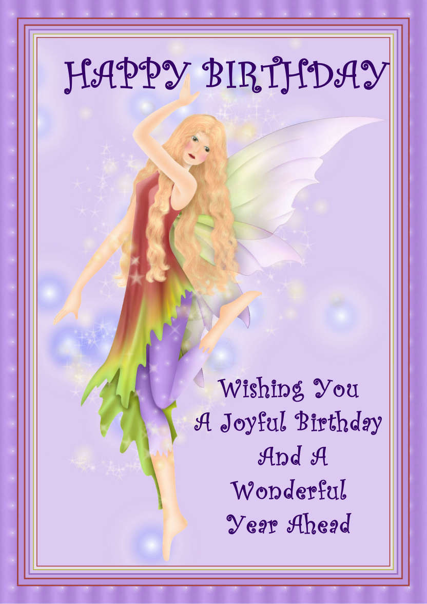 Fairy Dance - card made with Crafty Bob's Card Creator