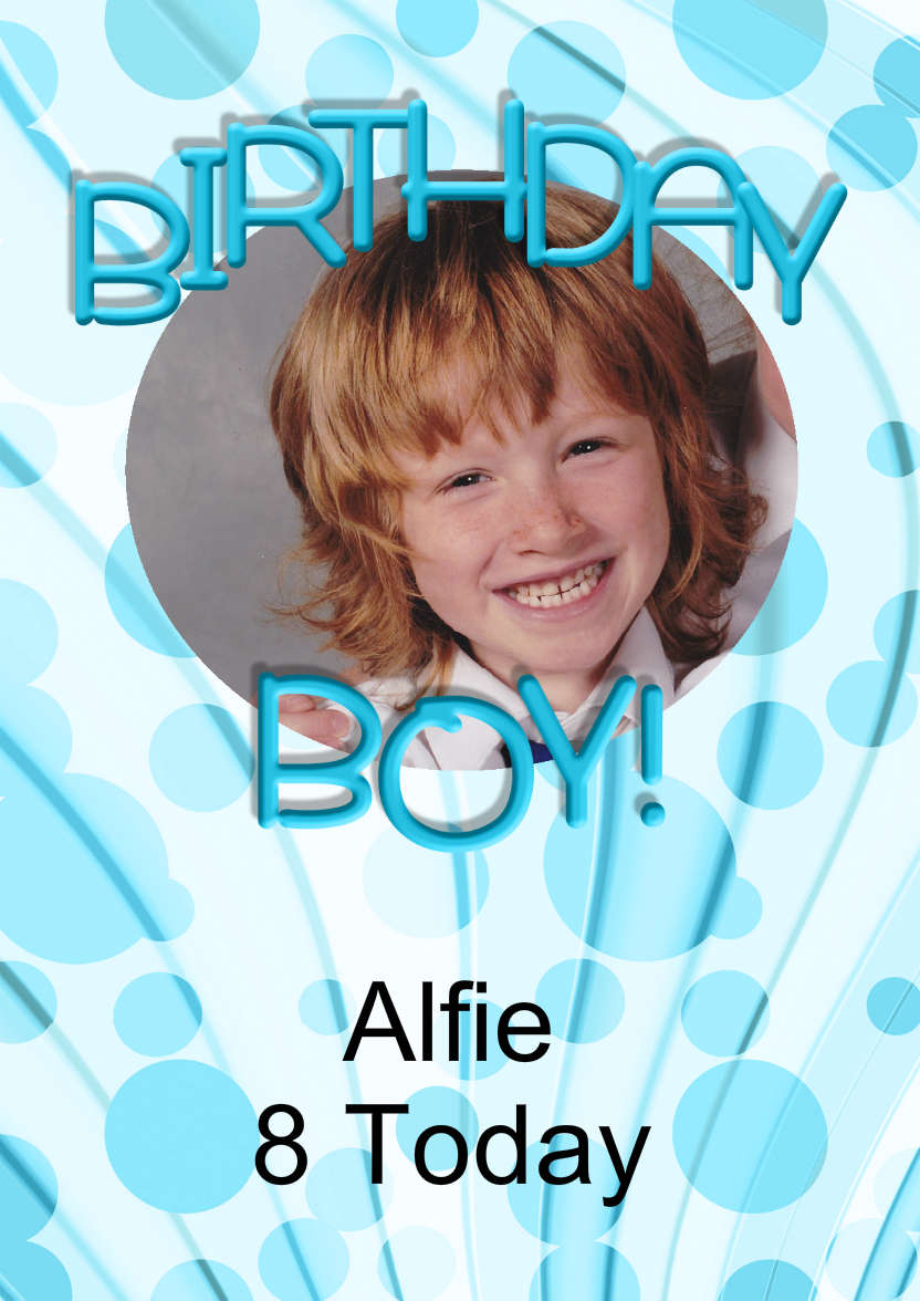 Birthday Boy Aperture Frame Card - card made with Crafty Bob's Card Creator