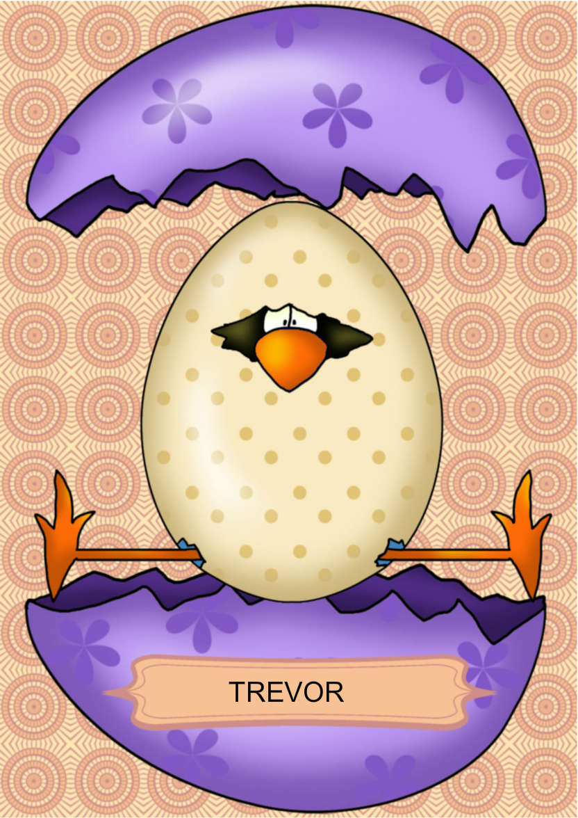 Yippee Chick Easter - card made with Crafty Bob's Card Creator