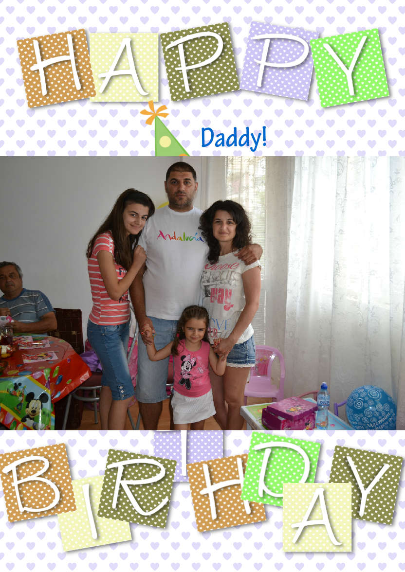 Cute Birthday - card made with Crafty Bob's Card Creator