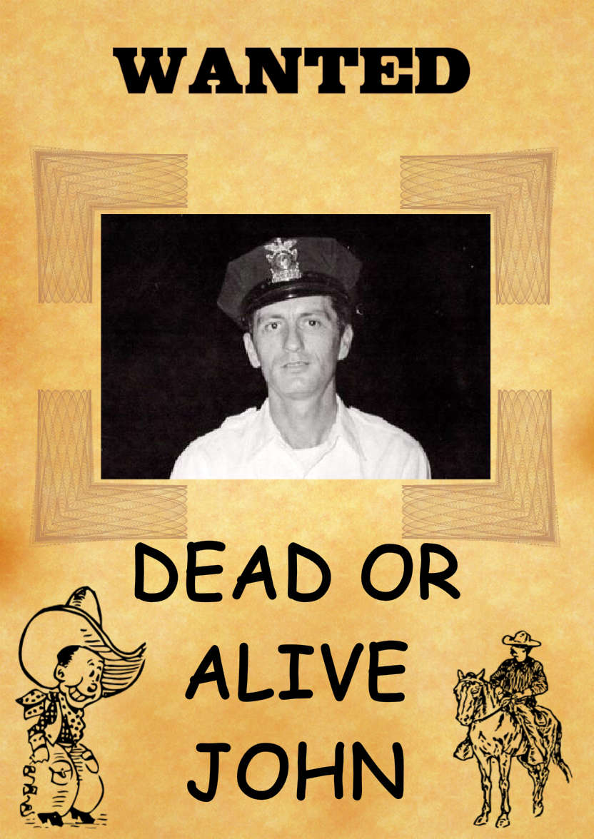 Wanted - card made with Crafty Bob's Card Creator