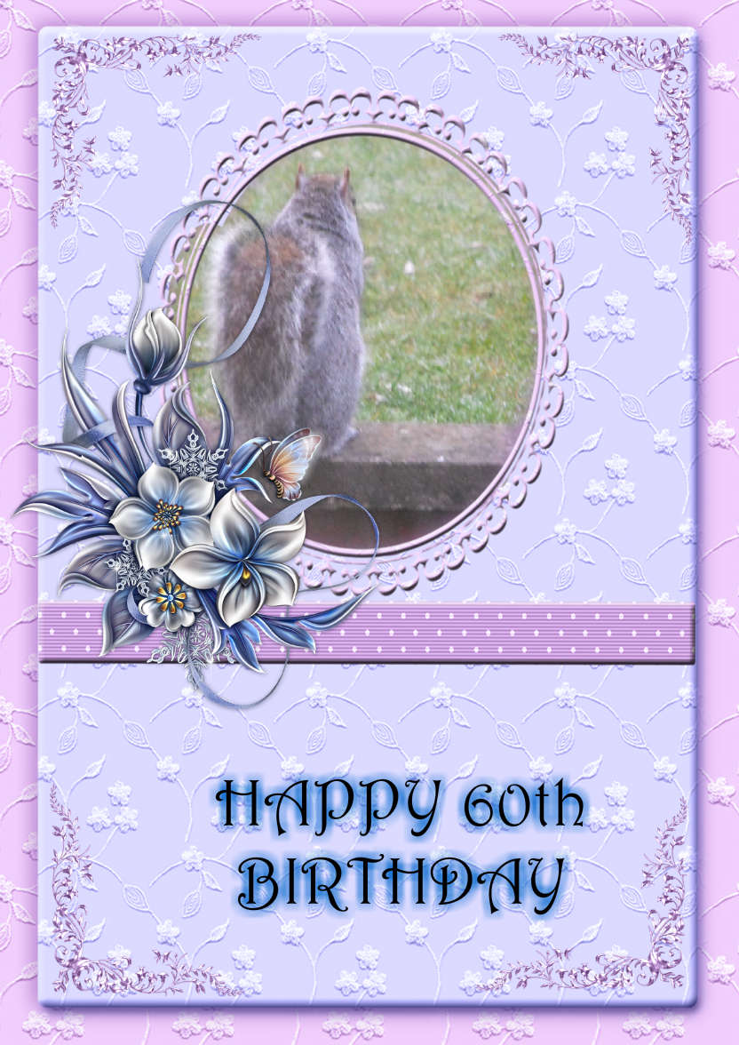 Lacy and Floral Design for Many Occasions - card made with Crafty Bob's Card Creator