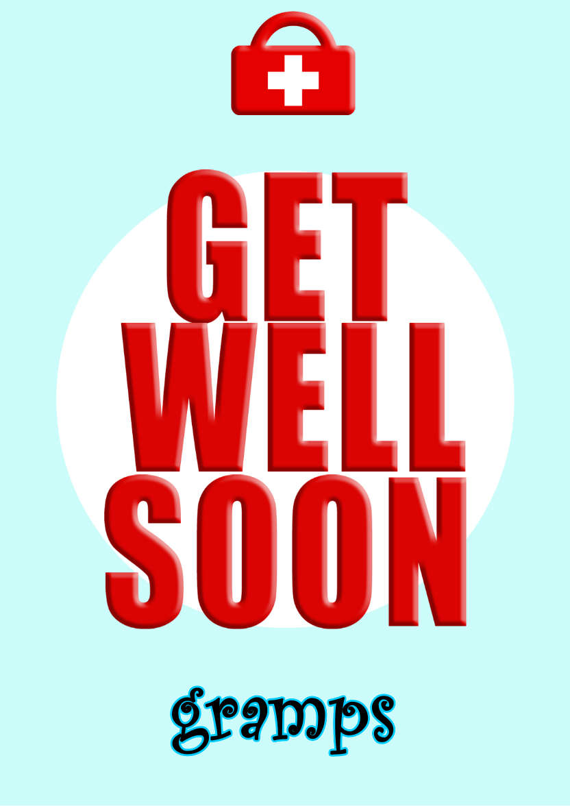 Get Well Soon - card made with Crafty Bob's Card Creator