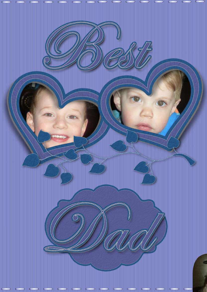 Birthday Dad - card made with Crafty Bob's Card Creator