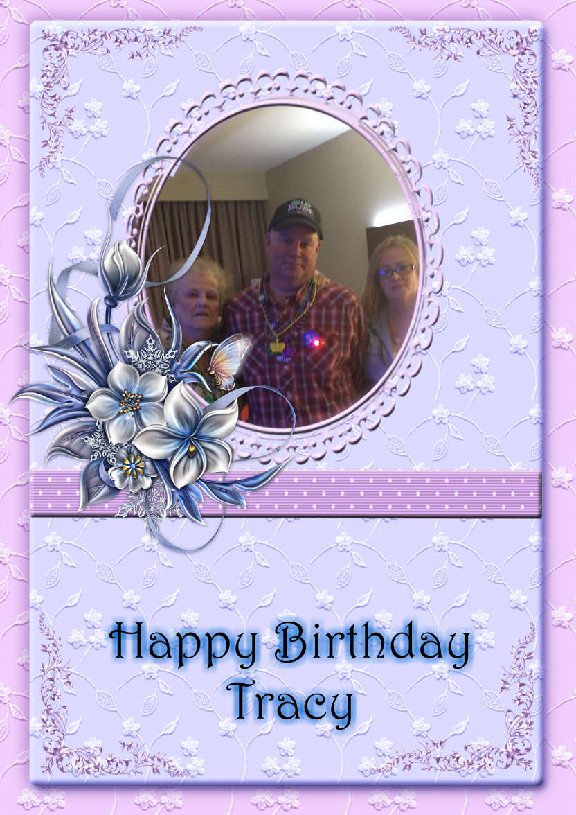 Lacy and Floral Design for Many Occasions - card made with Crafty Bob's Card Creator