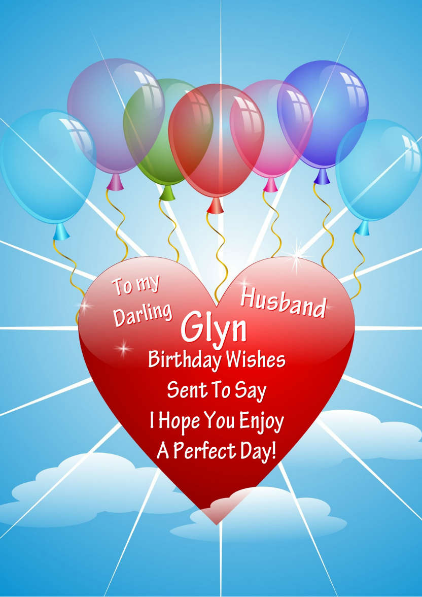 Anniversary Heart and Balloons - card made with Crafty Bob's Card Creator