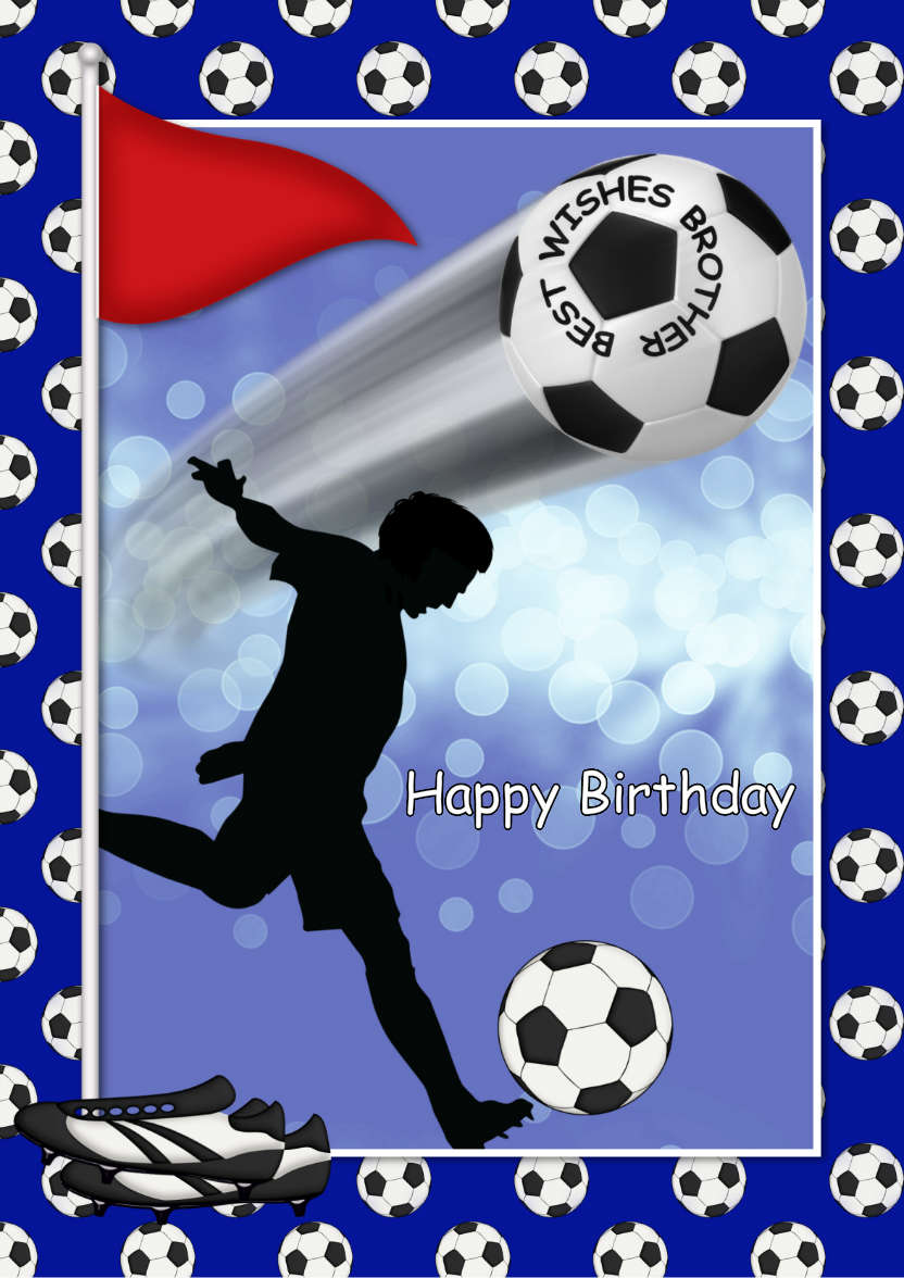 Football Wizard - card made with Crafty Bob's Card Creator
