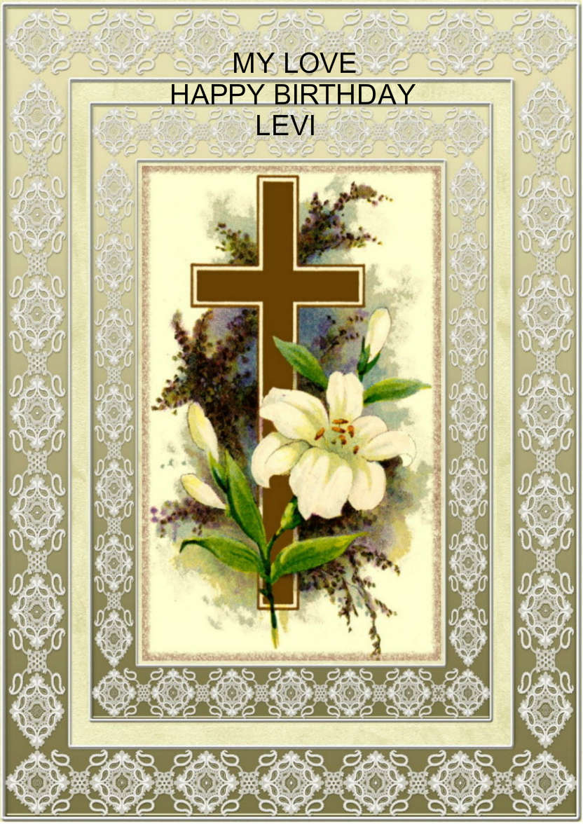 Easter Cross - card made with Crafty Bob's Card Creator