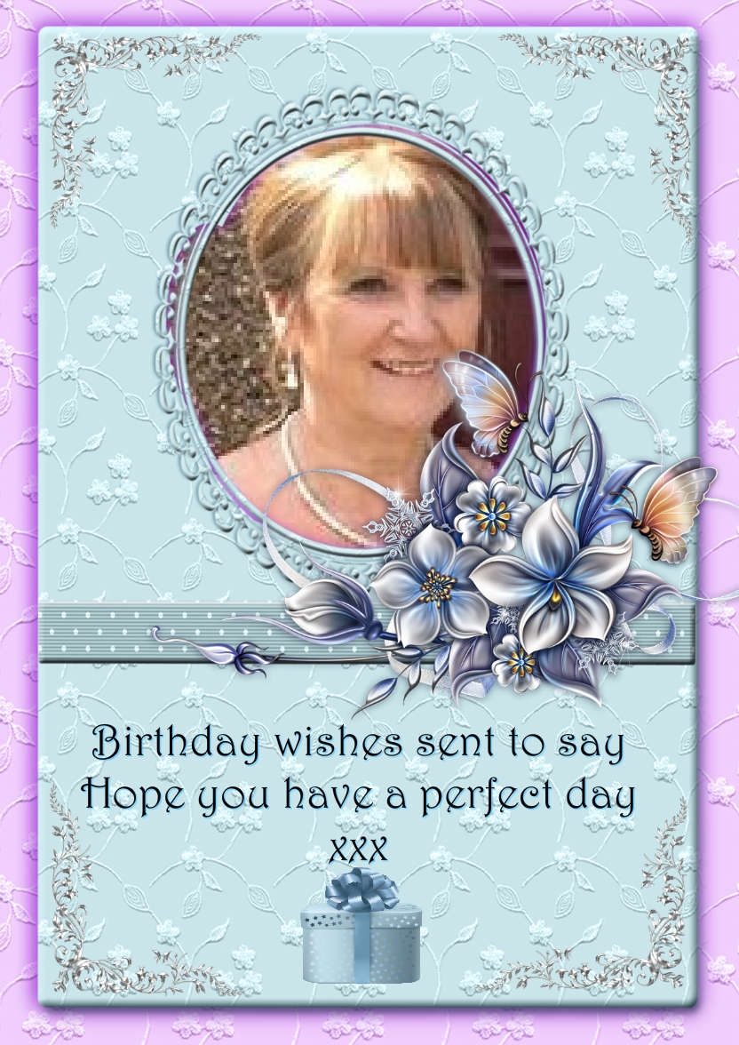 Lacy and Floral Design for Many Occasions #5 - card made with Crafty Bob's Card Creator