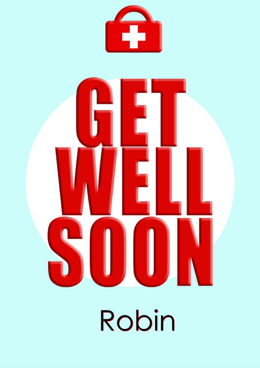 Get Well Soon - card made with Crafty Bob's Card Creator