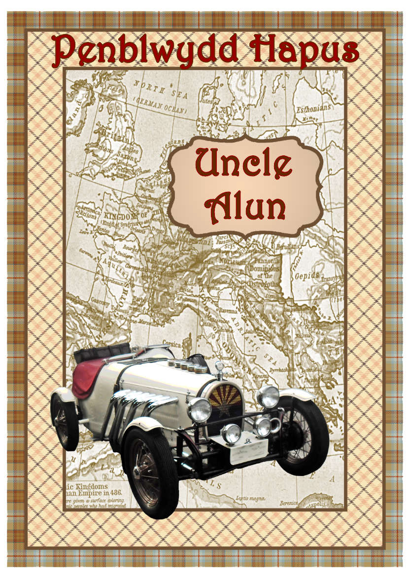 Sporty Vintage Car - card made with Crafty Bob's Card Creator