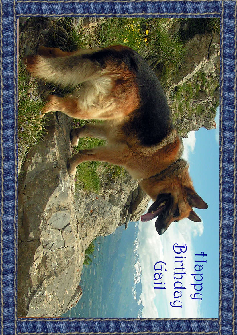 Cute Birthday - card made with Crafty Bob's Card Creator