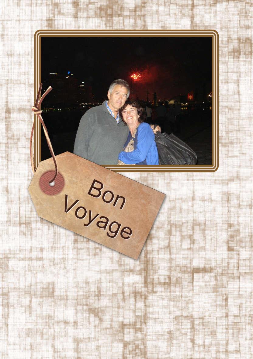 Old Tag Frame Photo Card - card made with Crafty Bob's Card Creator